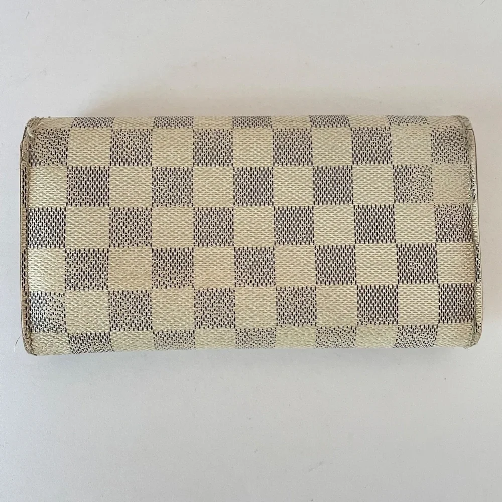 Louis Vuitton Damier Azur Sarah Wallet PorteFeuille LV Canvas - Picture 2 of 16